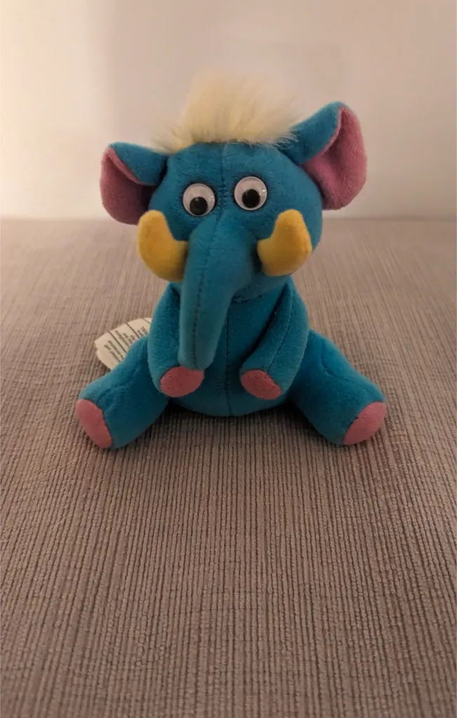 Blue Elephant Plush Toy  photo 1