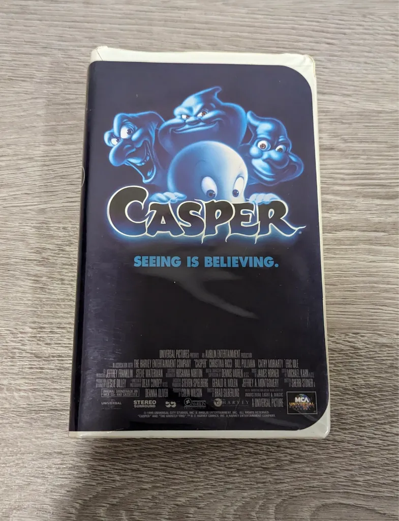 Casper VHS Tape - Seeing is Believing Movie photo 1