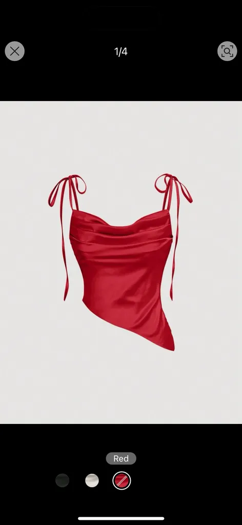 Silky satin camisole - SHEIN  photo 1