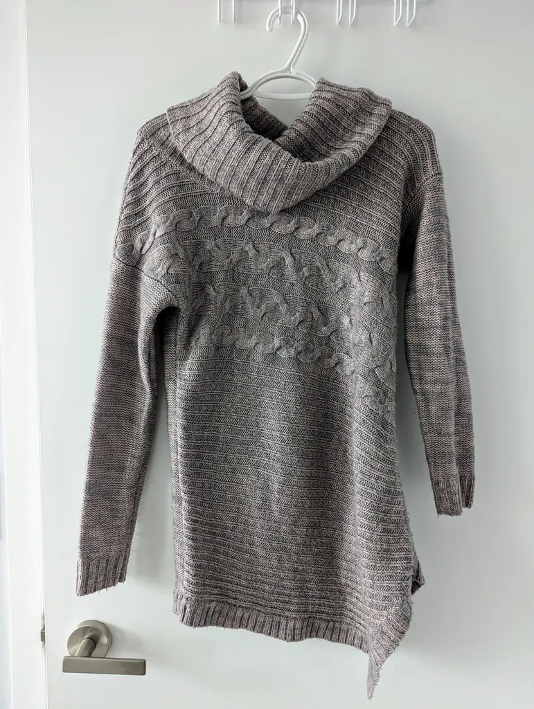 Oversized Sweater Dress - Size S photo 1