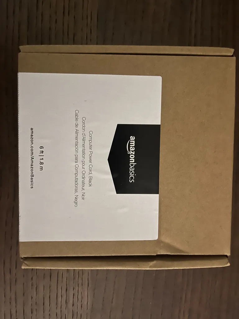 Computer Power cord -6ft long photo 1