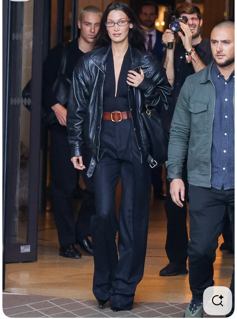 Leather jacket black photo 1