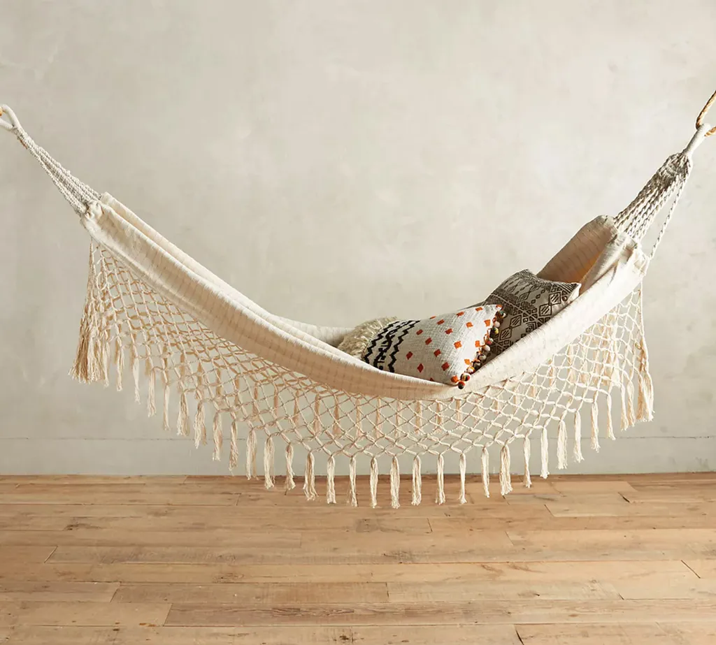 Boho Crochet hammock photo 1