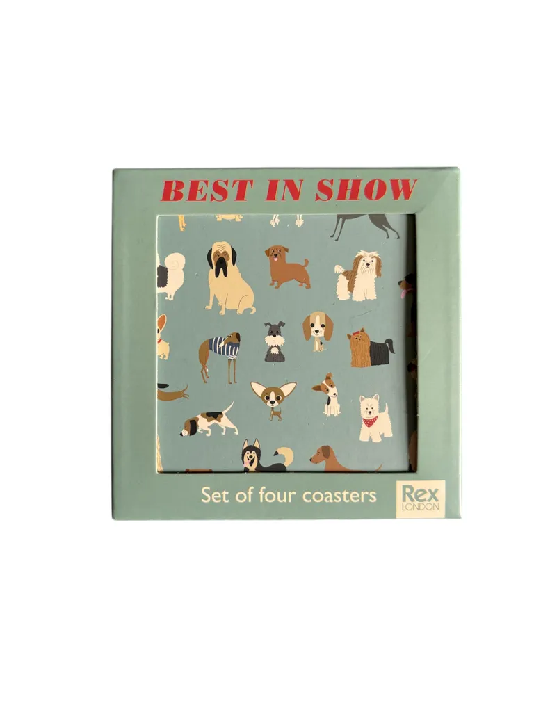 Rex London Best in Show Coasters (Set of 4) photo 1