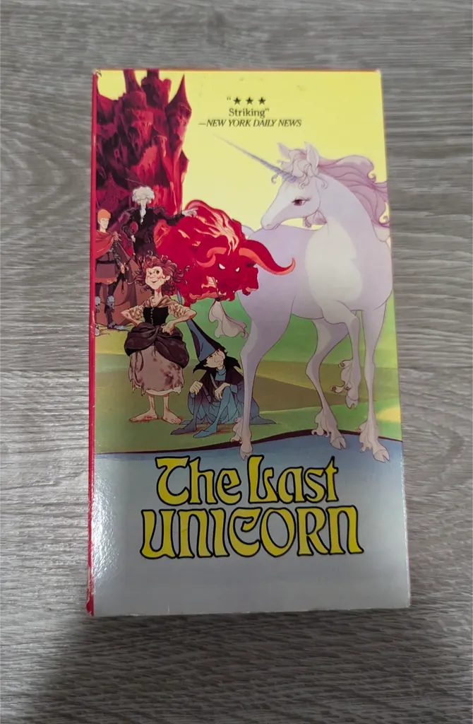 The Last Unicorn VHS Movie photo 1