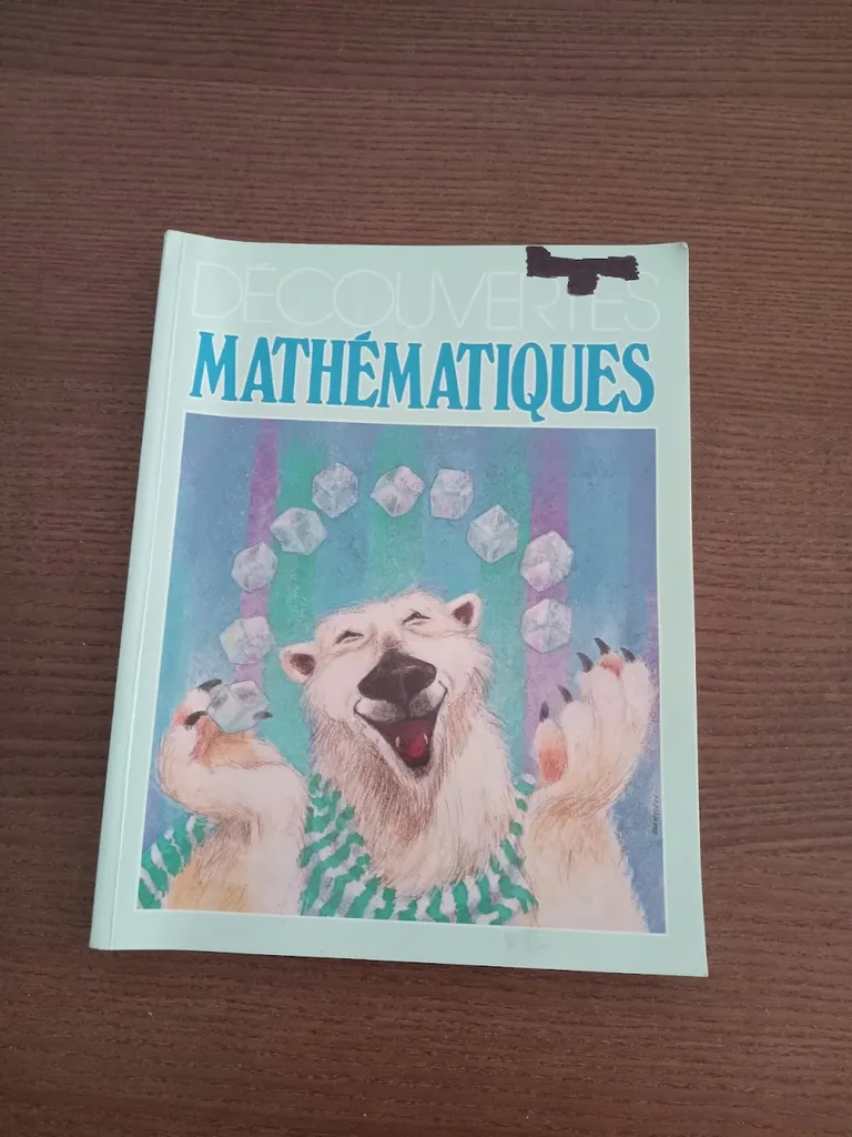 Math Workbook in French photo 1