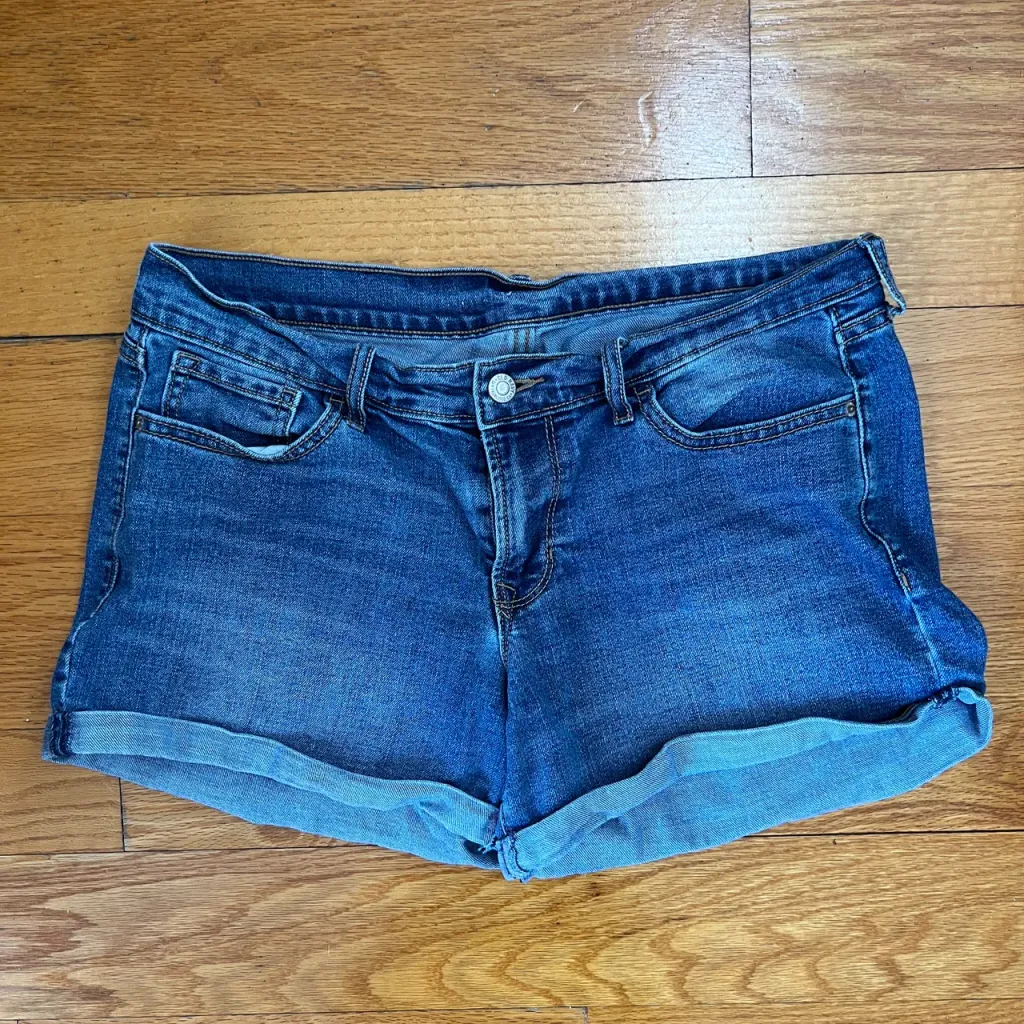 Old Navy Denim Shorts, Size 8 Regular, GUC photo 1