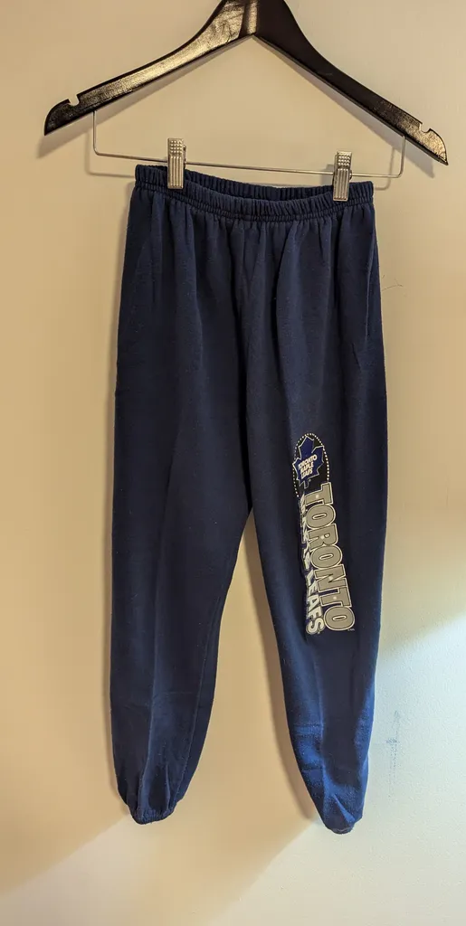 Vintage Toronto Maple Leafs Youth Medium Sweatpants photo 1