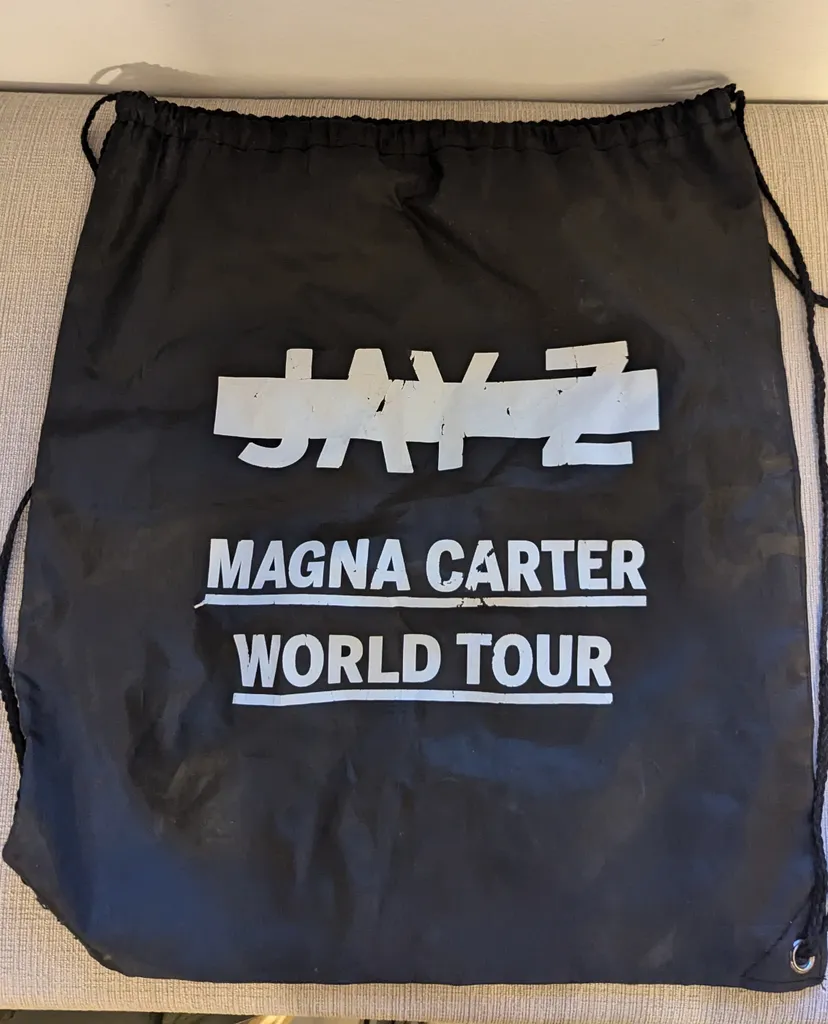 Jay-Z Magna Carter World Tour Drawstring Bag photo 1
