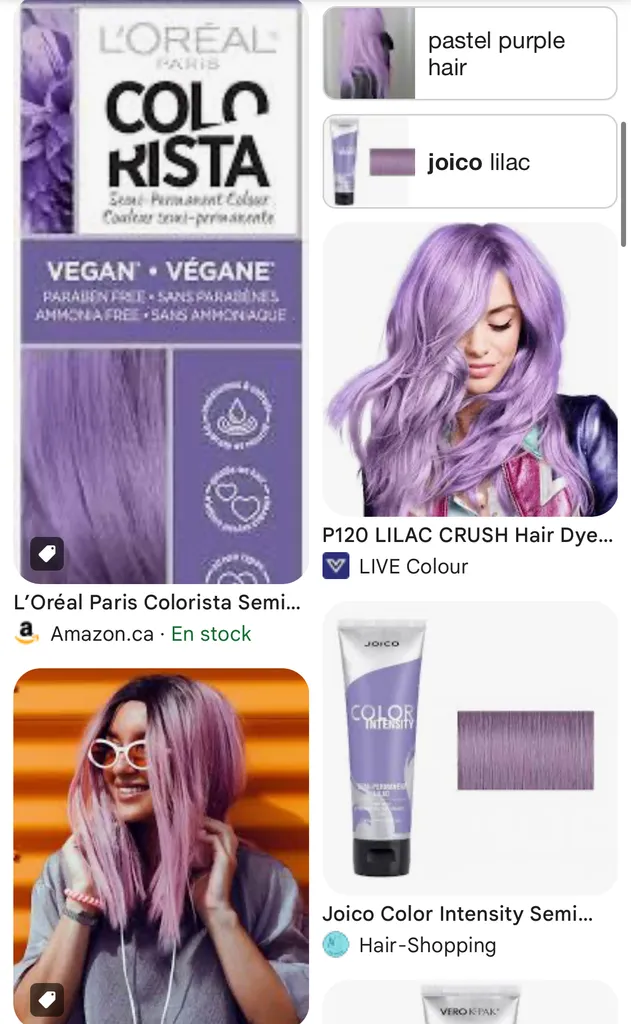 Semi permanent haircolor photo 1