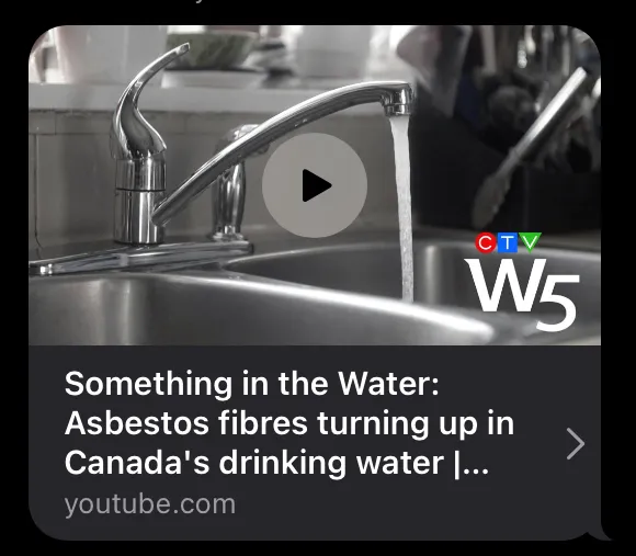 Canada’s drinking water cover up  photo 1