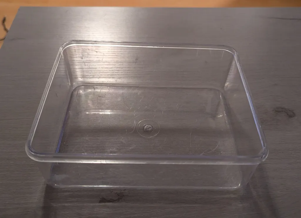 Clear Plastic Storage Container photo 1