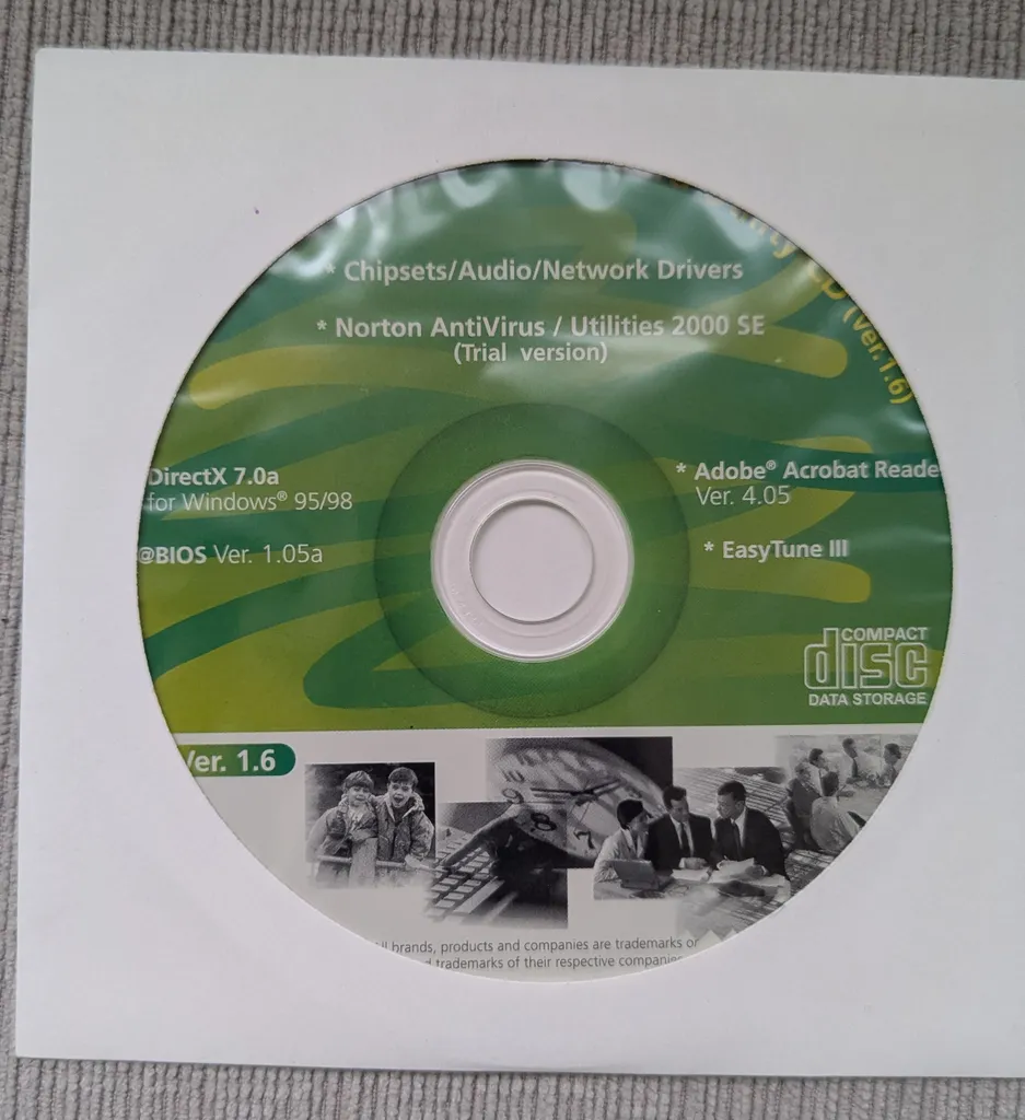 Vintage CD with Norton AntiVirus, Adobe Acrobat, and more! photo 1
