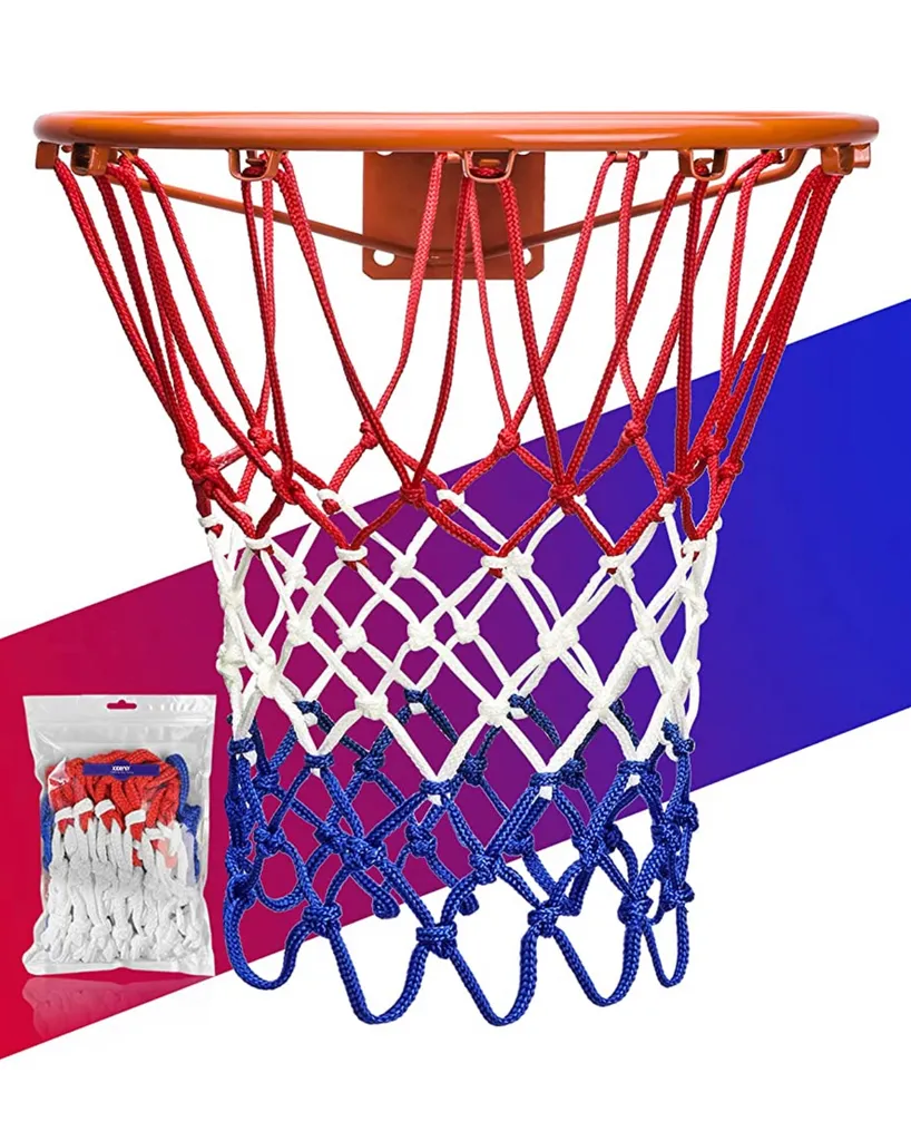 Red, White & Blue Basketball Net photo 1