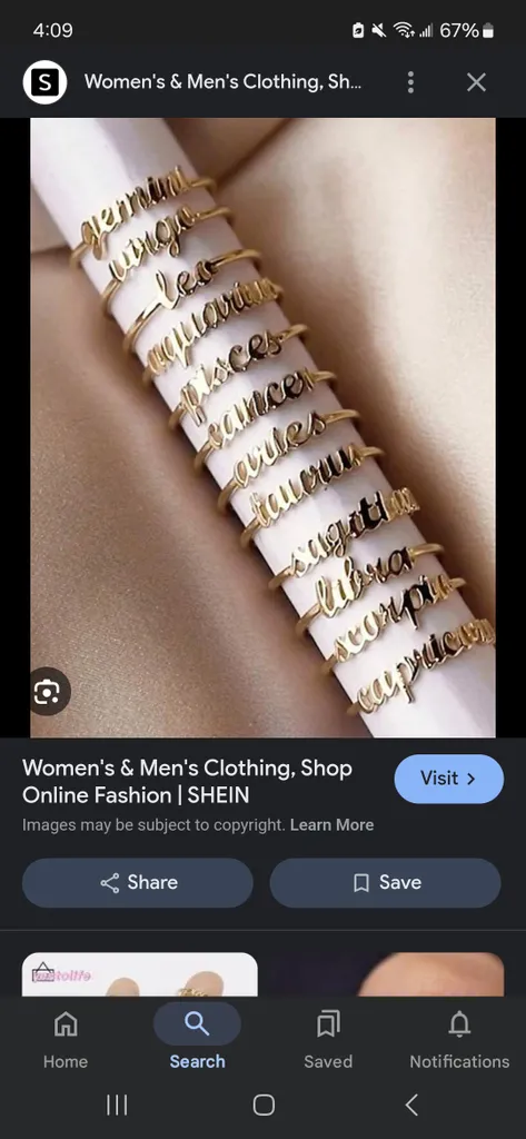 Zodiac rings photo 1