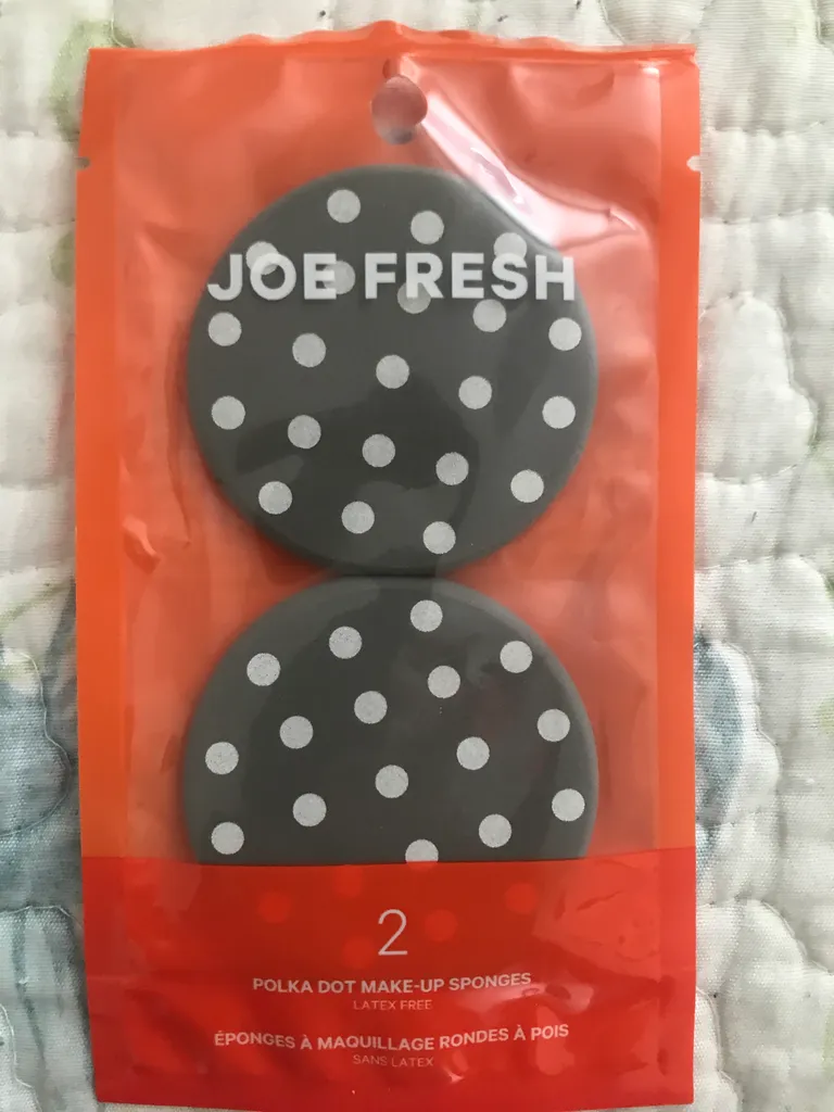 Joe Fresh 2 polka dot make up sponges, BNIP  photo 1