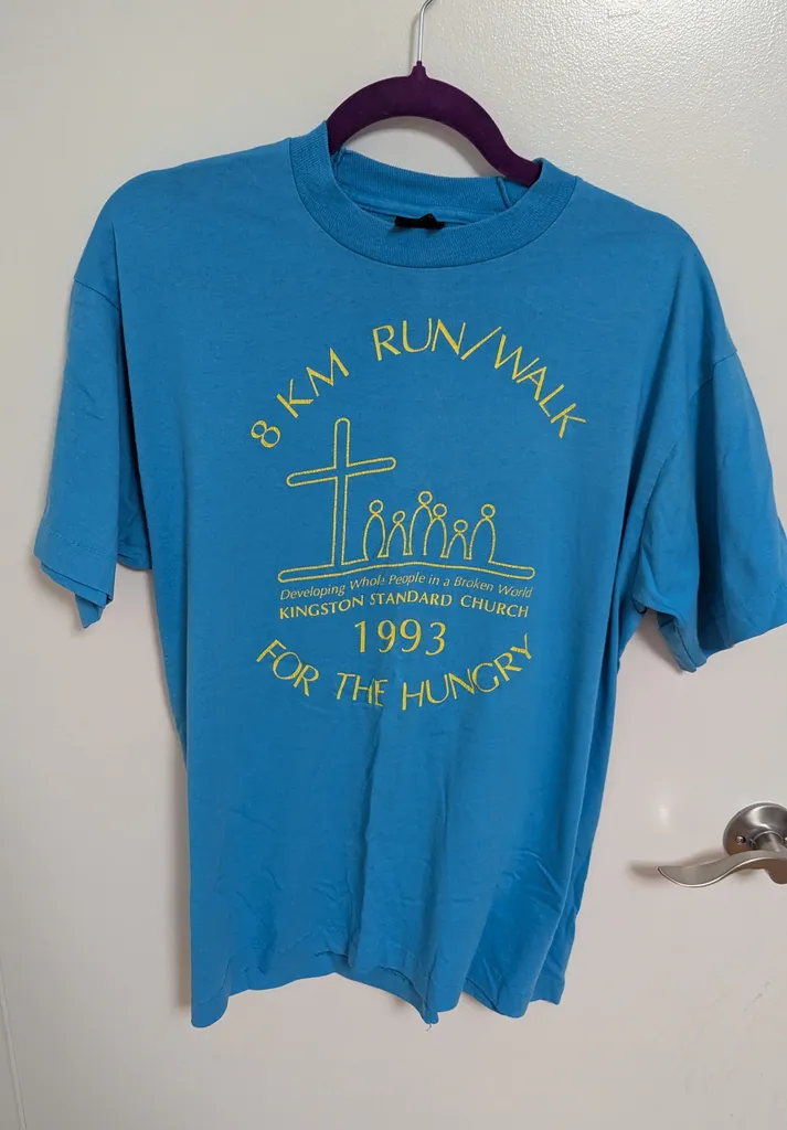 Vintage Run Shirt - Men's Size Large  photo 1