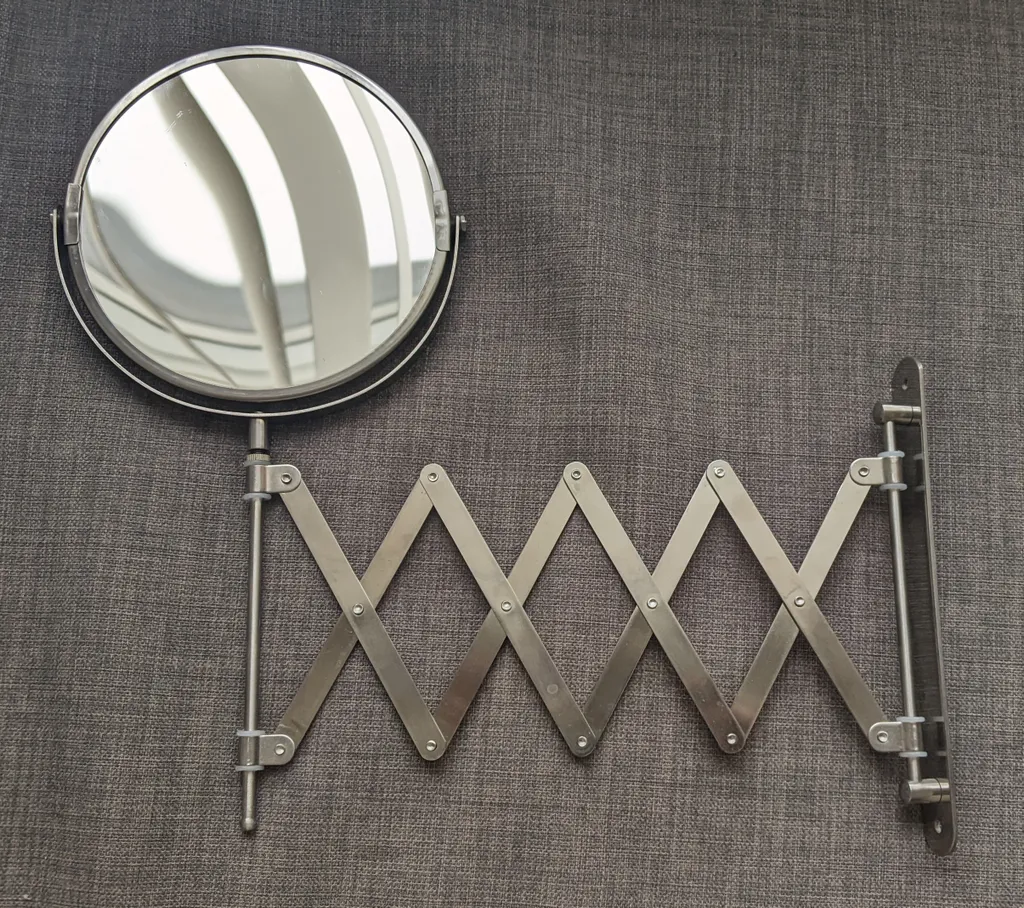 IKEA Stainless Steel Extendable Mirror  photo 1