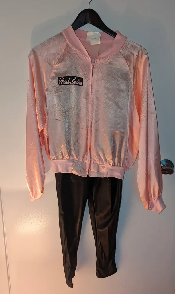 California Costume Pink Ladies Jacket & Pants - Teen Size photo 1
