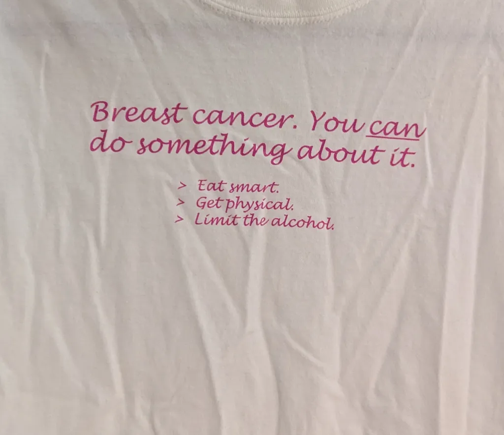 Breast Cancer Awareness T-Shirt - Women's X-Large photo 1