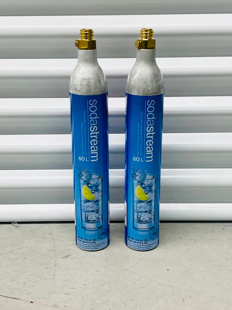 Empty SodaStream CO2 carbonating cylinders / canisters photo 1