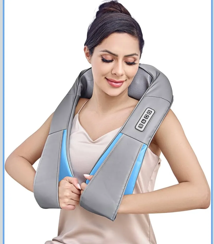 Neck Massager with Heat, Shiatsu Back Neck and Shoulder photo 1
