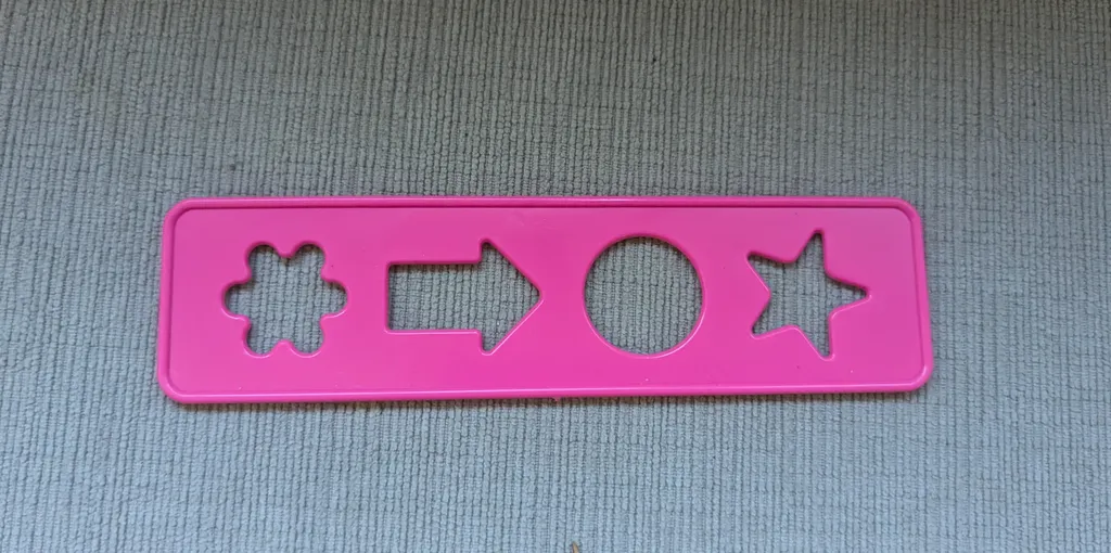 Pink Plastic Shape Cutter photo 1