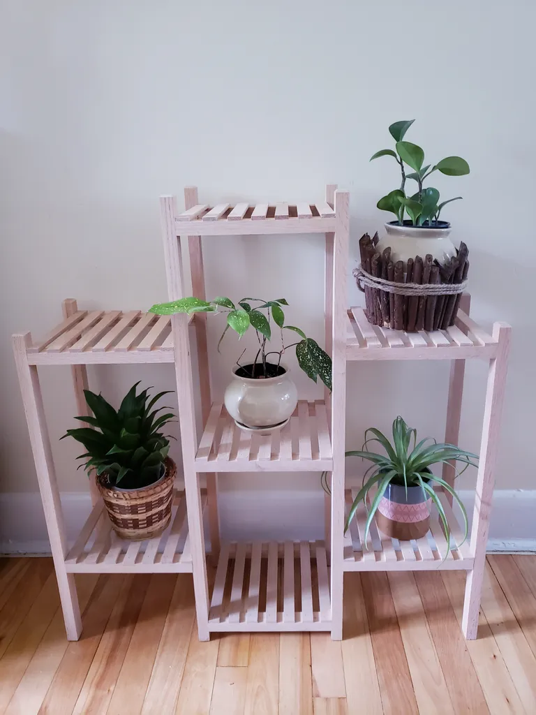 ☆TRADED☆New Bamboo Multiple Tier Plant Stand  photo 1