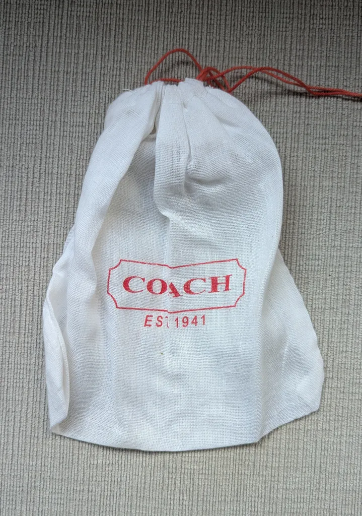 Small Coach Drawstring Dust Bag photo 1