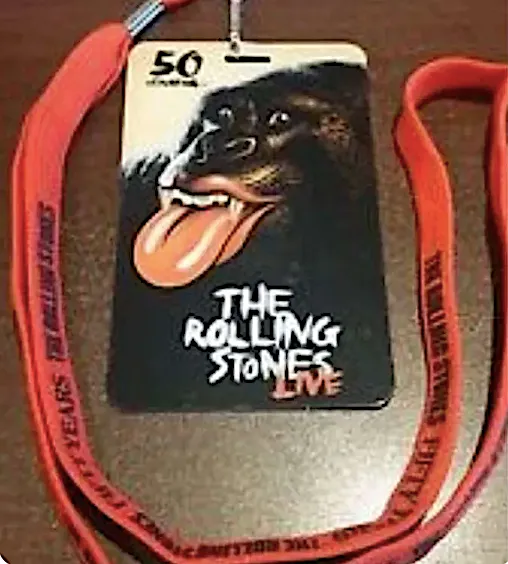 Rolling Stones Special Edition 50th Anniversary Lanyard photo 1