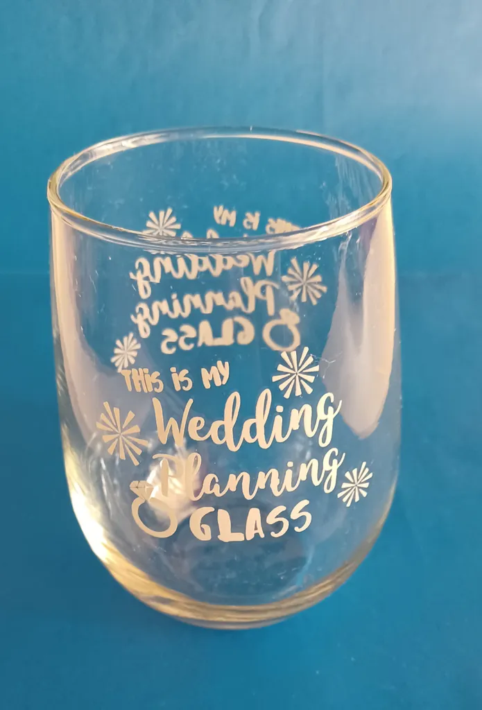Wedding Planning Glass Cup photo 1