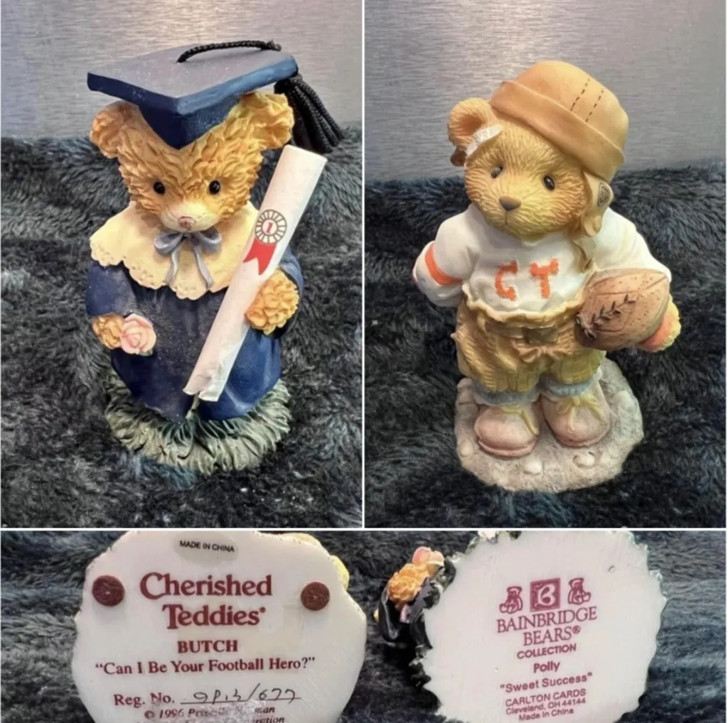 Bainbridge Bears Cherished Teddies Collection Set of 2 photo 1