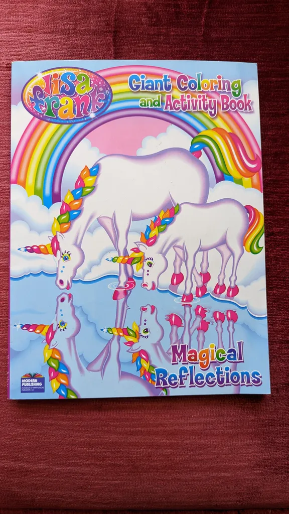 Lisa Frank colouring book photo 1