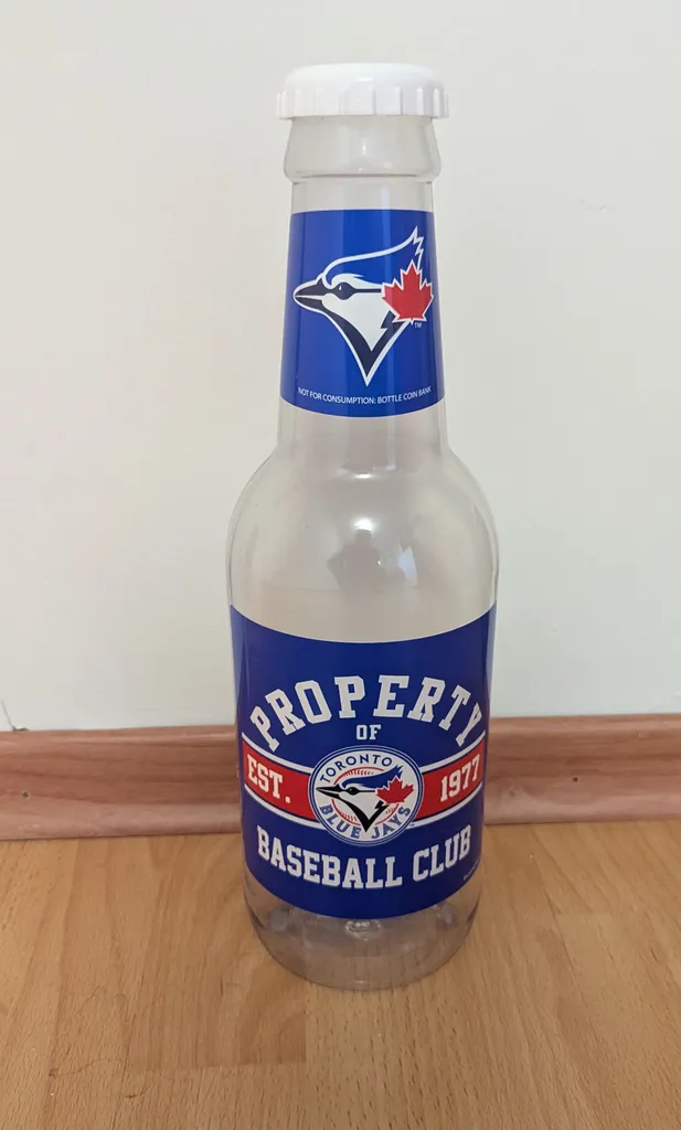 Toronto Blue Jays Bottle Coin Bank photo 1