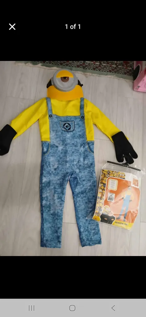 Minion costume size3 to 4 photo 1