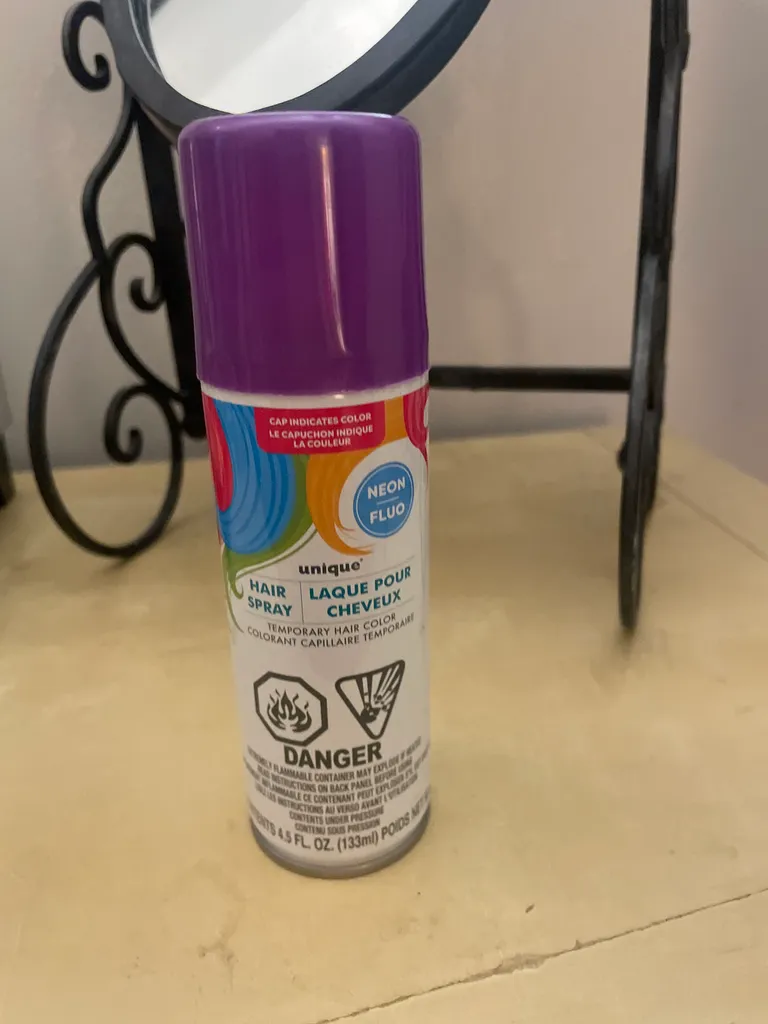 Purple hairspray photo 1