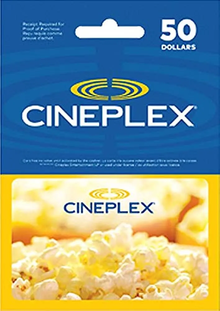 $50 Cineplex Gift Card photo 1