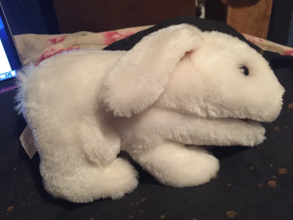 Monty python man eating rabbit plush photo 1