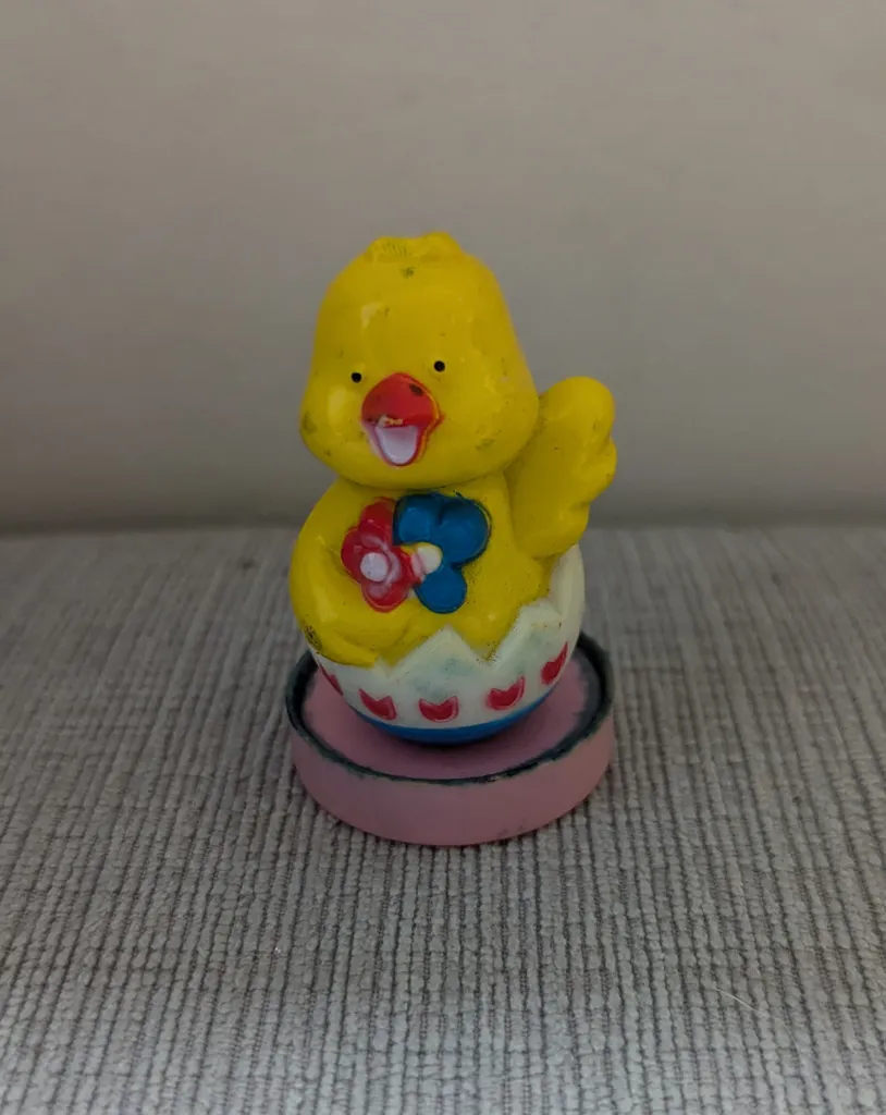Vintage Happy Easter Chick Stamp photo 1