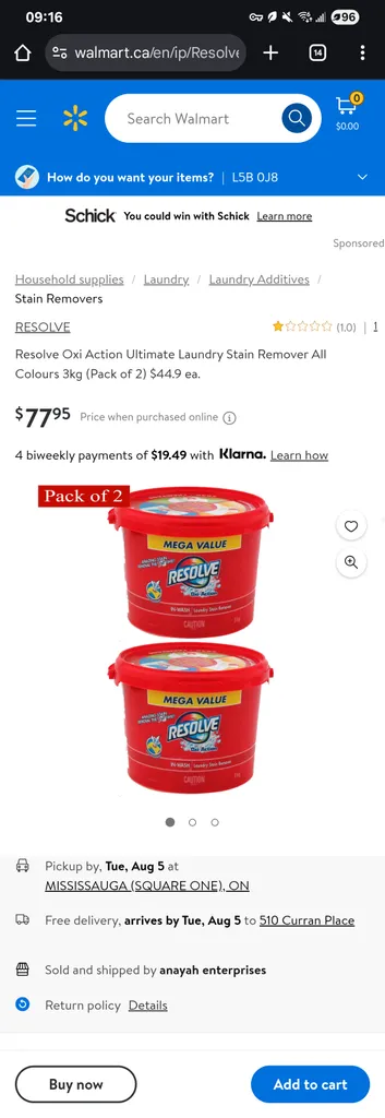 ISO Oxiclean photo 1