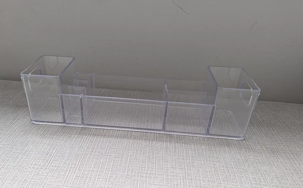 Clear Acrylic Organiser with Multiple Compartments photo 1