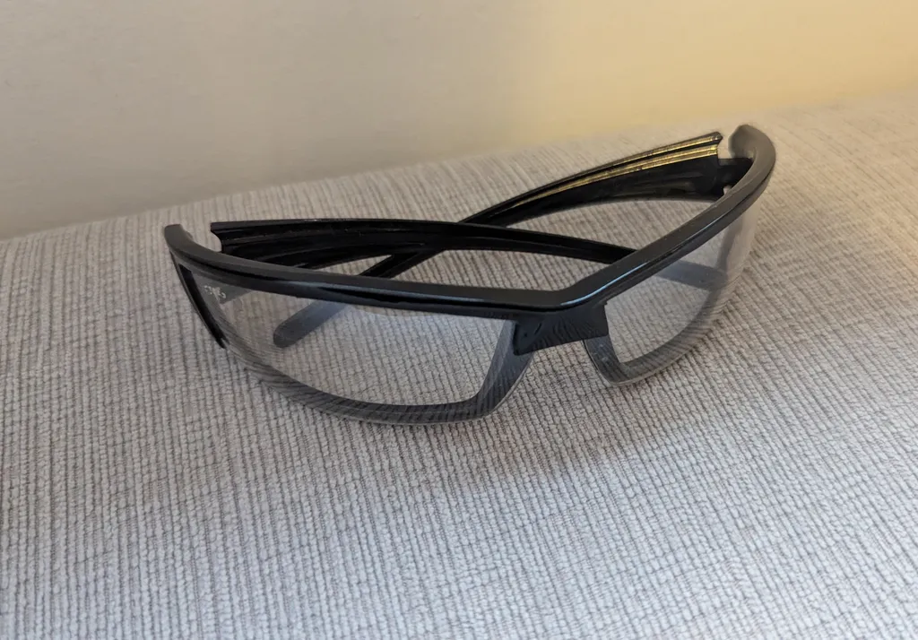 Safety Glasses - Black Frame, Clear Lenses photo 1