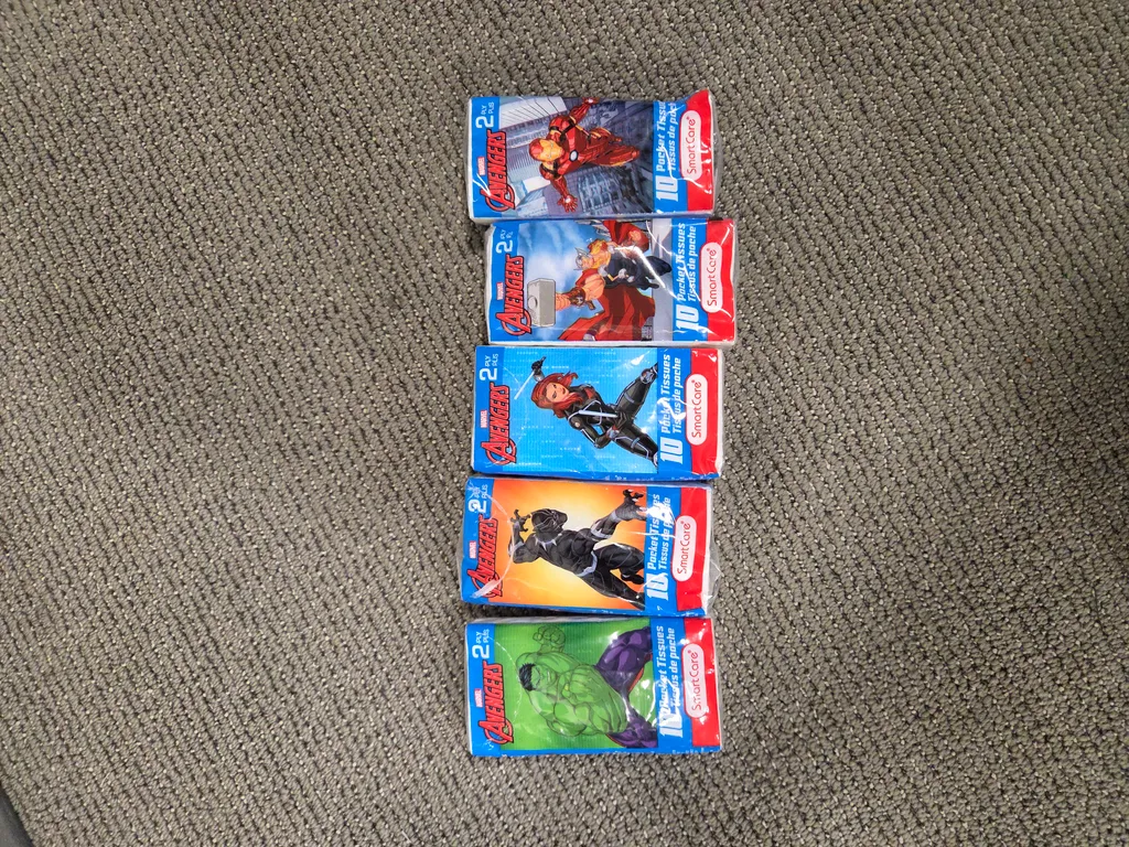 Tissues Avengers 2 ply photo 1