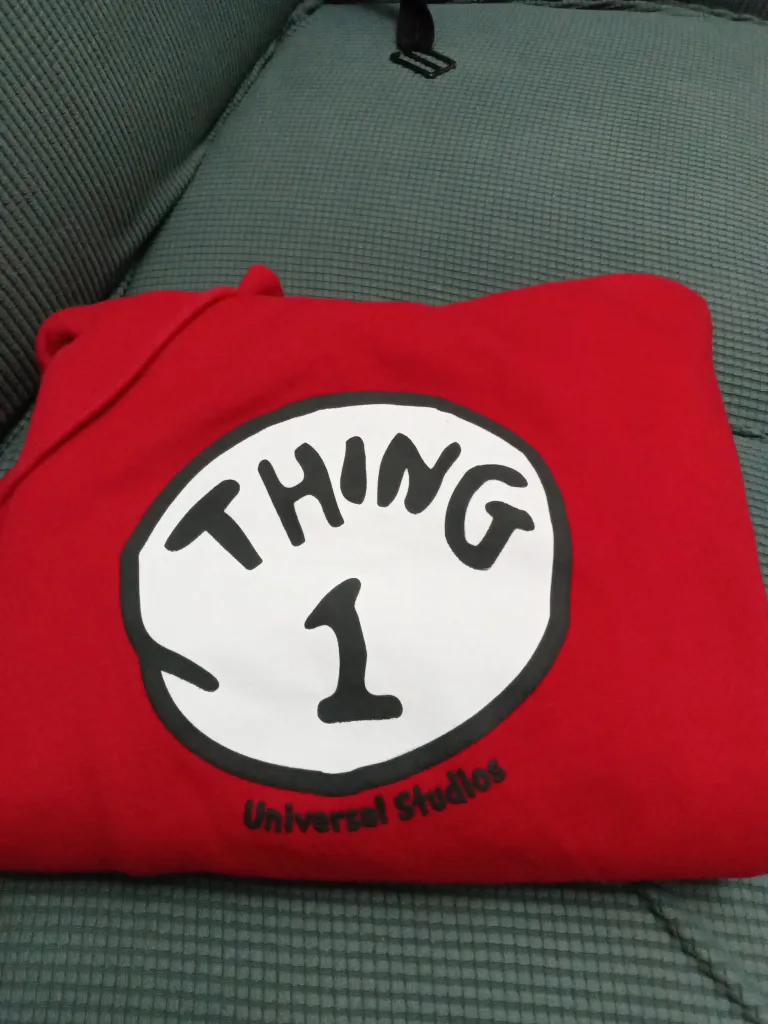 Thing one universal studios hoody. Women's small-medium  photo 1