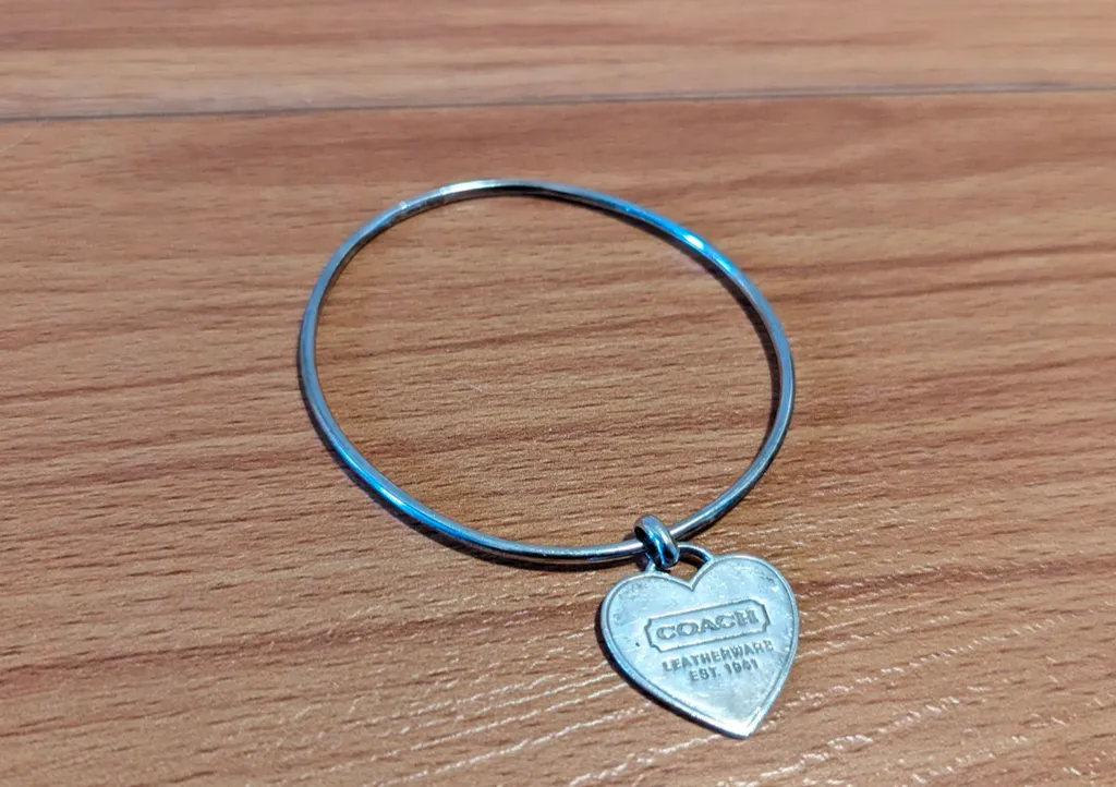 Coach Heart Bangle Bracelet  photo 1