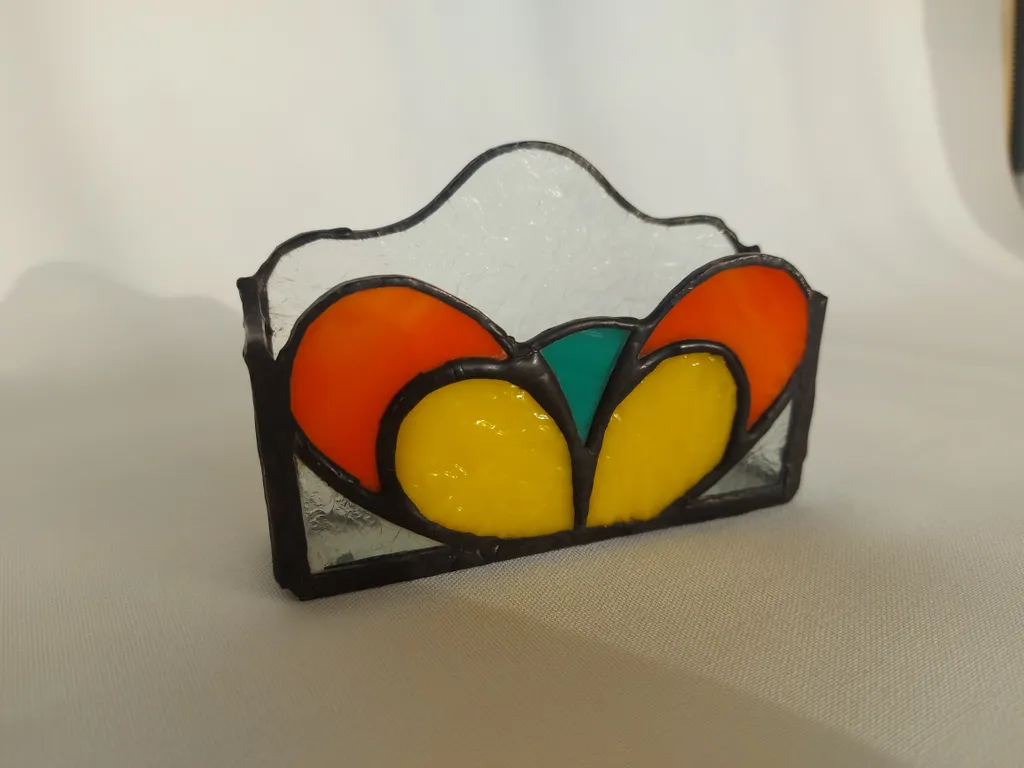 Stained Glass Business Card Holder photo 1