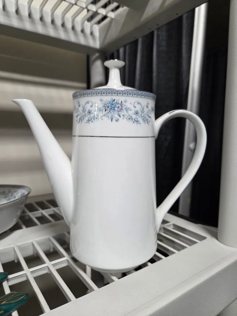 Tall serving pot w bowl photo 1