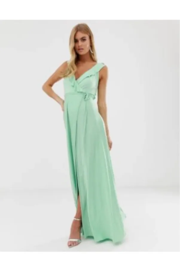 Mint Green Maxi Dress photo 1