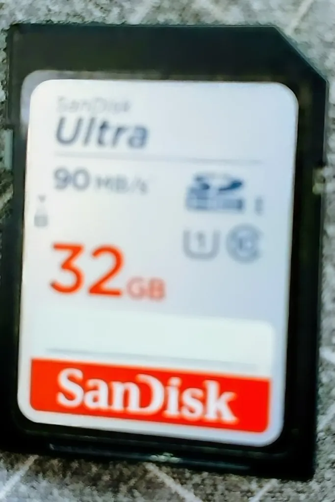 SD card SanDisk ultra 32GB photo 1