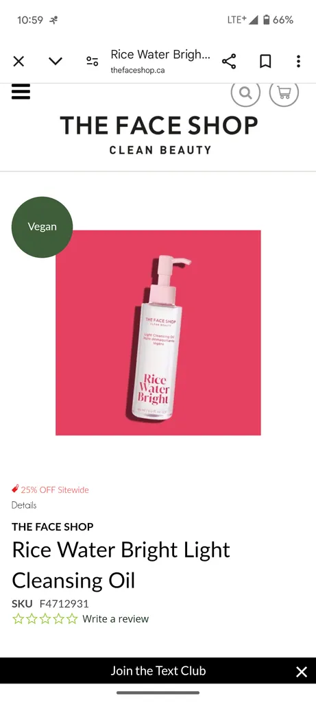 The Face Shop Rice Water Bright Light Cleansing Oil photo 1